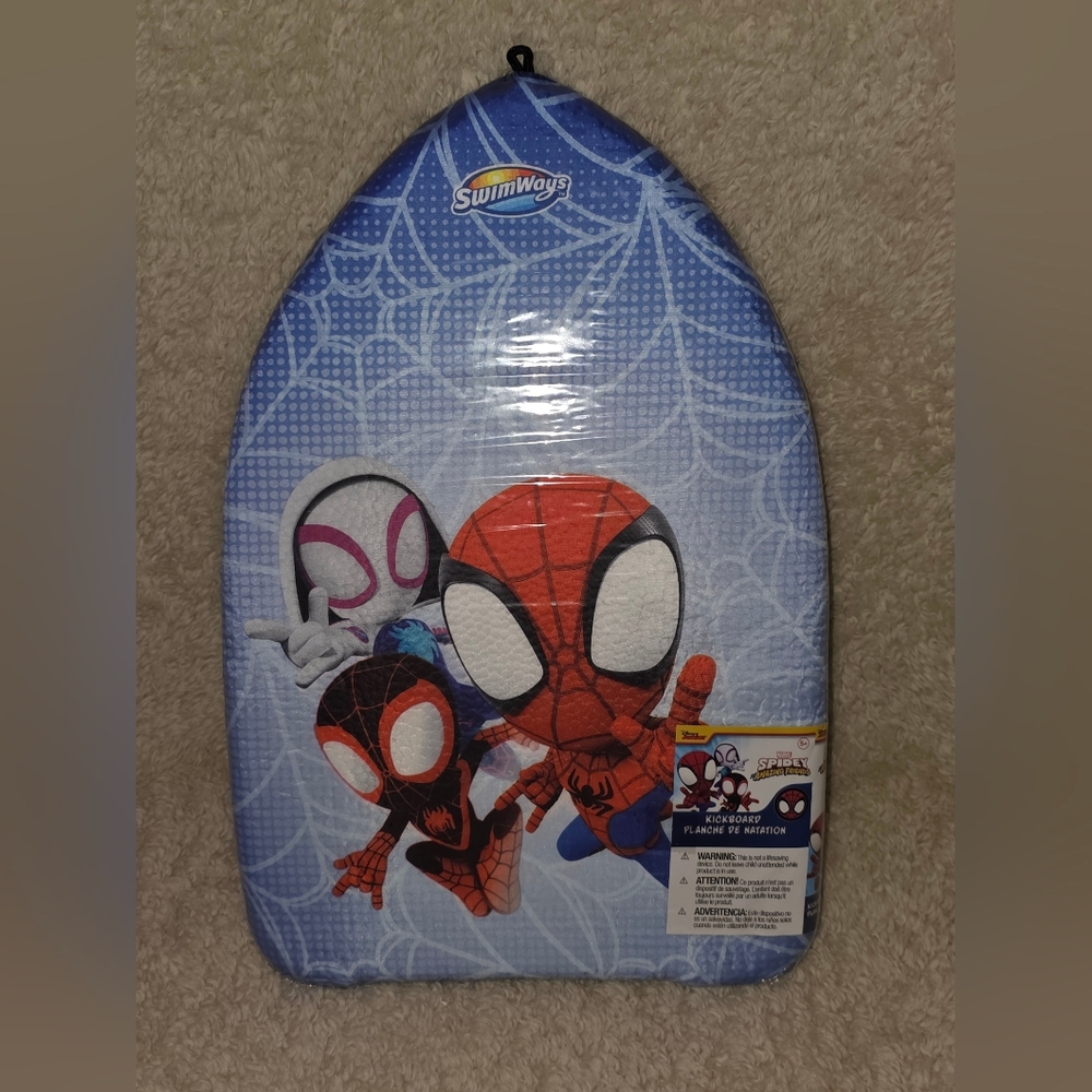 Marvel Spider-Man Kids Swim Board - Red, Blue, Black